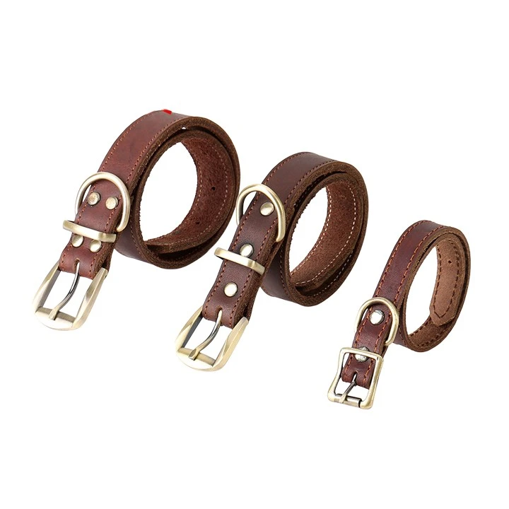 Heavy Duty Leather Dog Collars